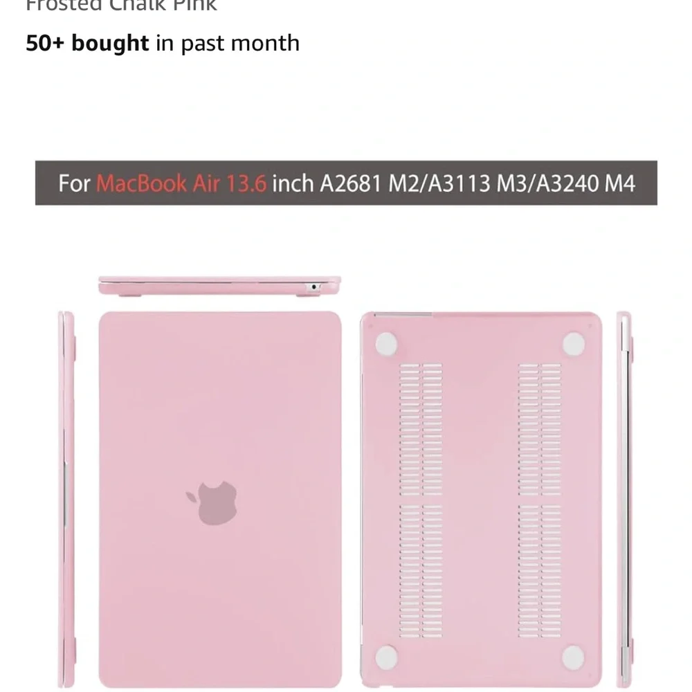 Apple MacBook Air Pink Lightweight Laptop case